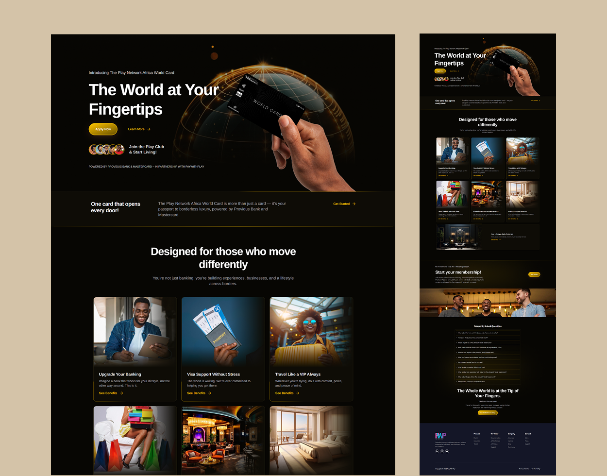 Website Design Image gallery marquee